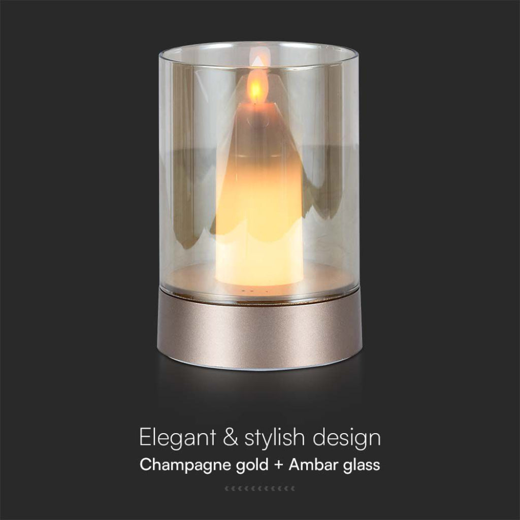 V-TAC Candela LED da Tavolo 2W con Batte