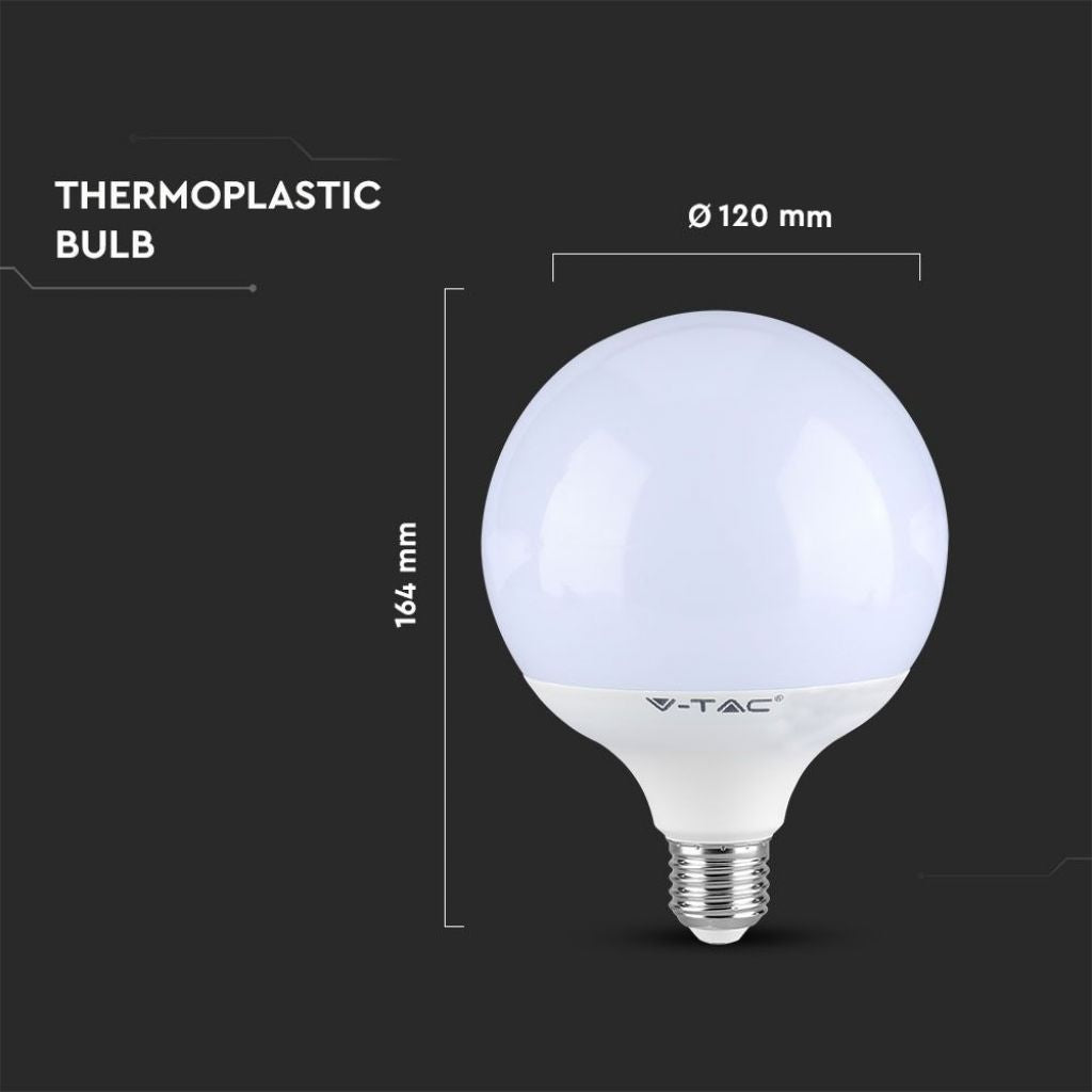 V-TAC PRO Lampadina LED Chip Samsung E27 18W G120 6400K