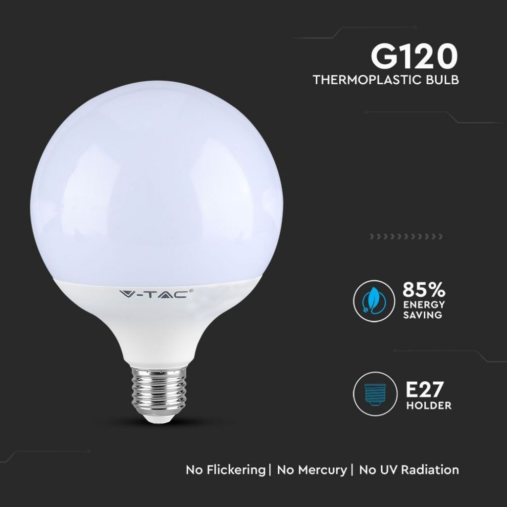 V-TAC PRO Lampadina LED Chip Samsung E27 18W G120 6400K
