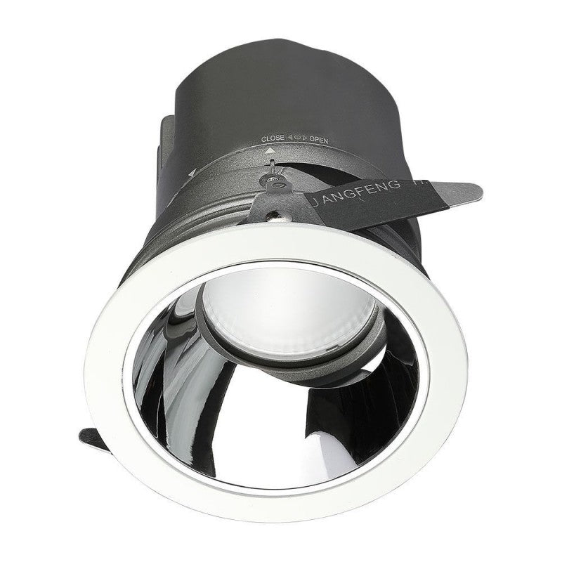 V-TAC Faro da Incasso LED COB per Hotel 35W Orientabile di 27° 4000K CRI>95