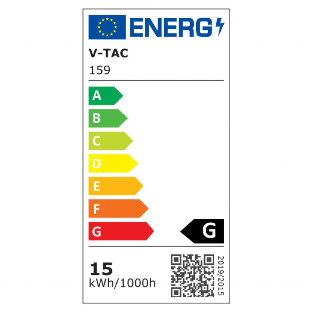 V-TAC PRO Lampadina LED Chip Samsung E27 15W A65 3000K