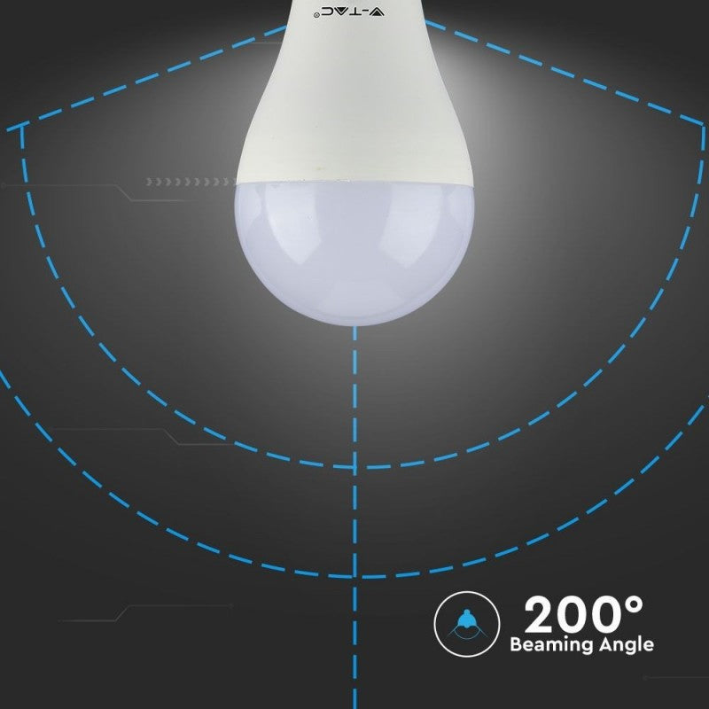 V-TAC PRO Lampadina LED Chip Samsung E27 17W A65 3000K