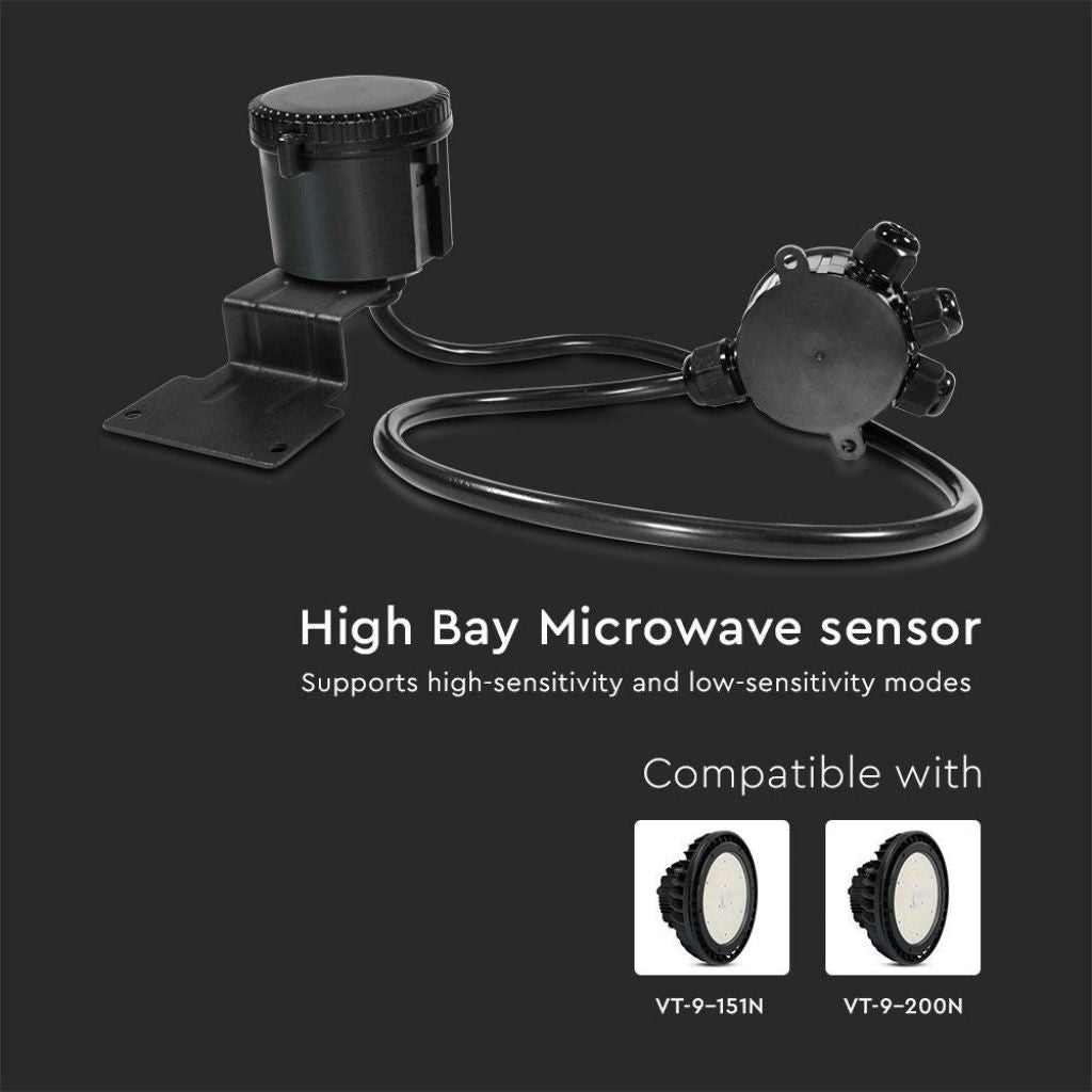 V-TAC PRO Sensore Merrytek di Movimento per Campane Industriali 140LM/W (VT-9-151N / VT-9-200N)