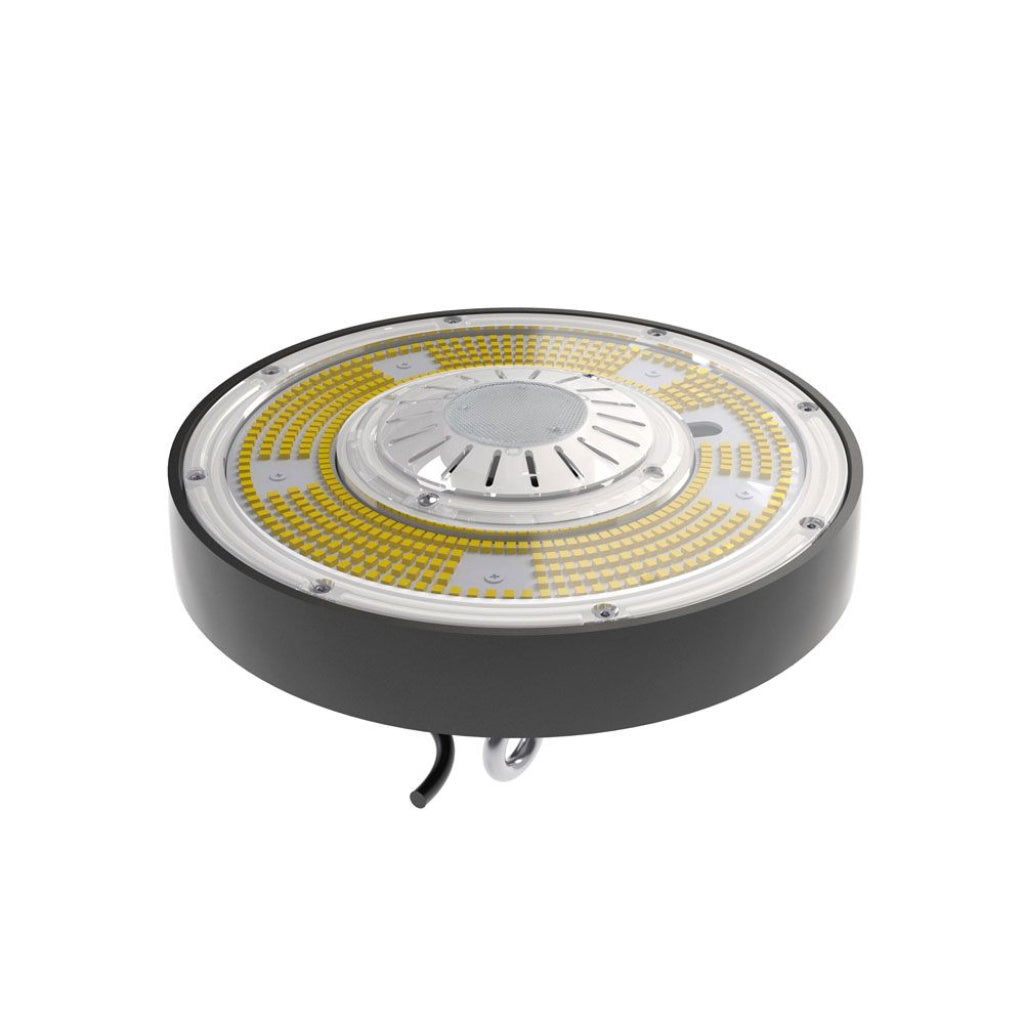 V-TAC PRO Campana Industriale LED Chip Samsung 100W 140LM/W UFO Colore Nero 4000K IP65