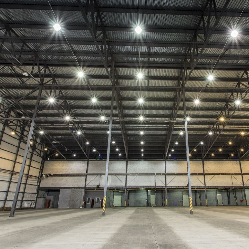 V-TAC PRO Campana Industriale LED Chip Samsung 100W 140LM/W UFO Colore Nero 4000K IP65