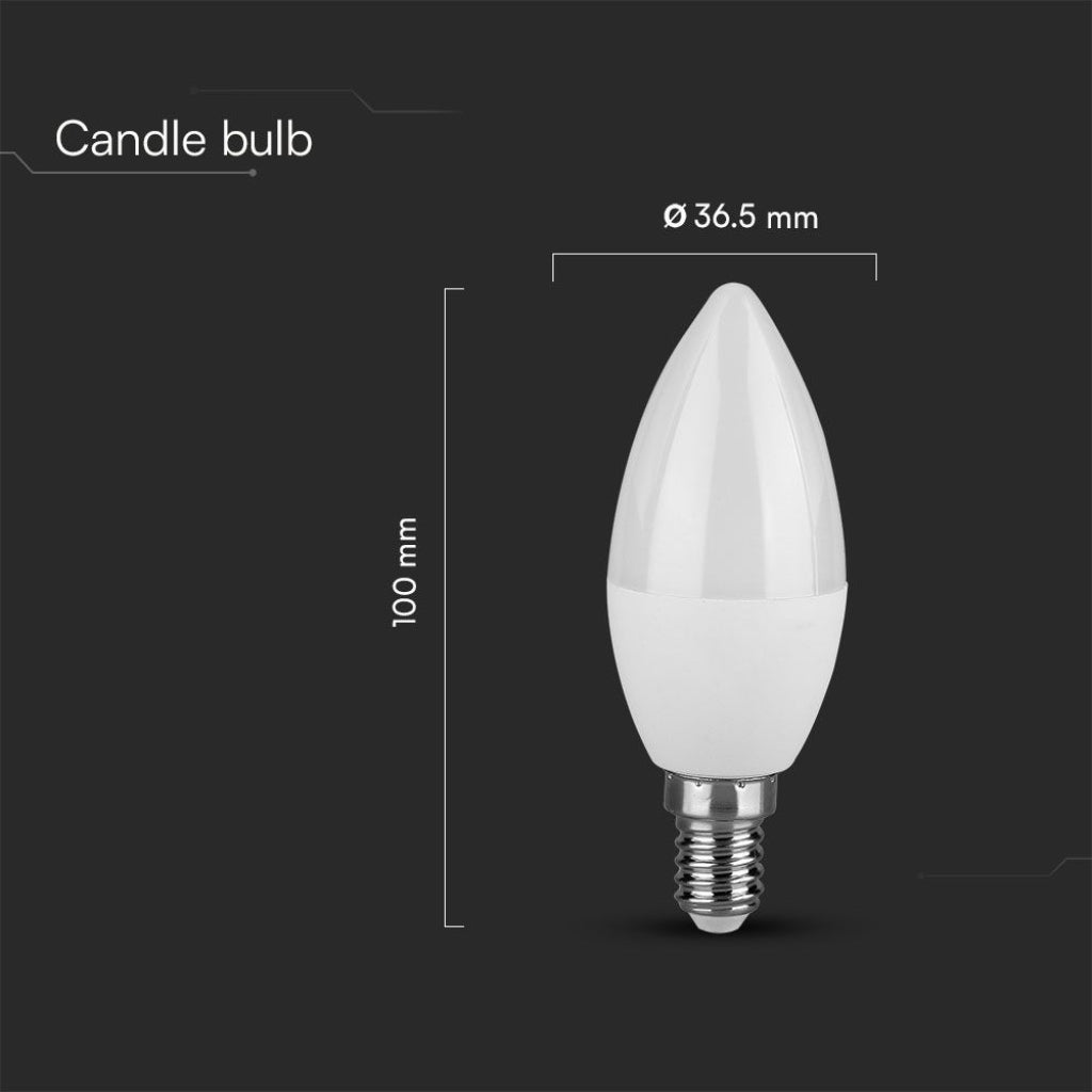 V-TAC PRO Lampadina LED Chip Samsung E14 6.5W Candela 6400K