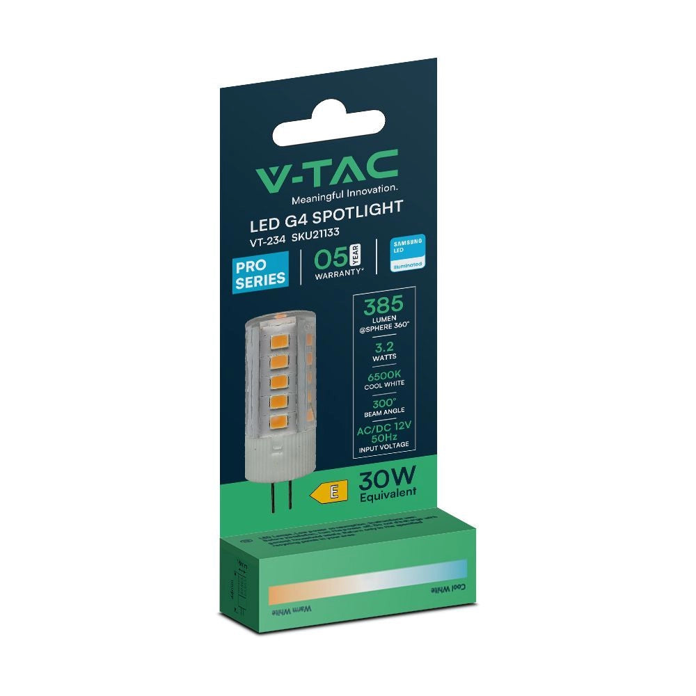 V-TAC PRO Faretto LED Chip Samsung G4 3.2W 6400K