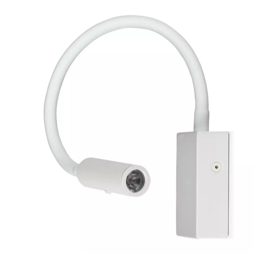 V-TAC Applique da Hotel per Lettura LED 3W Colore Bianco 3000K