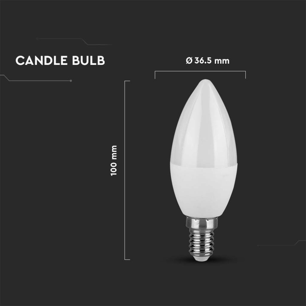 V-TAC PRO Lampadina LED Chip Samsung E14 4,5W Candela 6500K