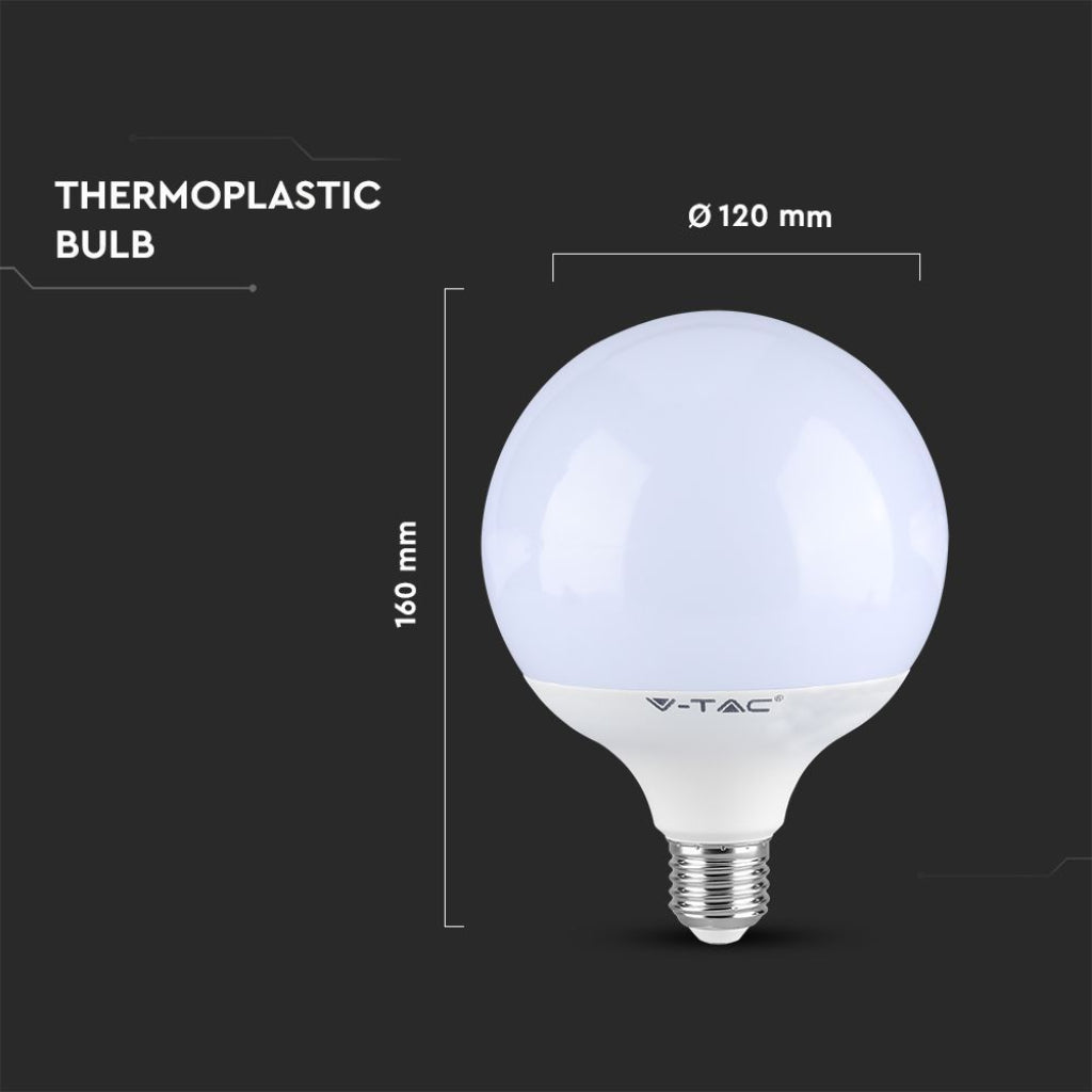 V-TAC PRO Lampadina LED Chip Samsung E27 22W 120LM/W G120 4000K