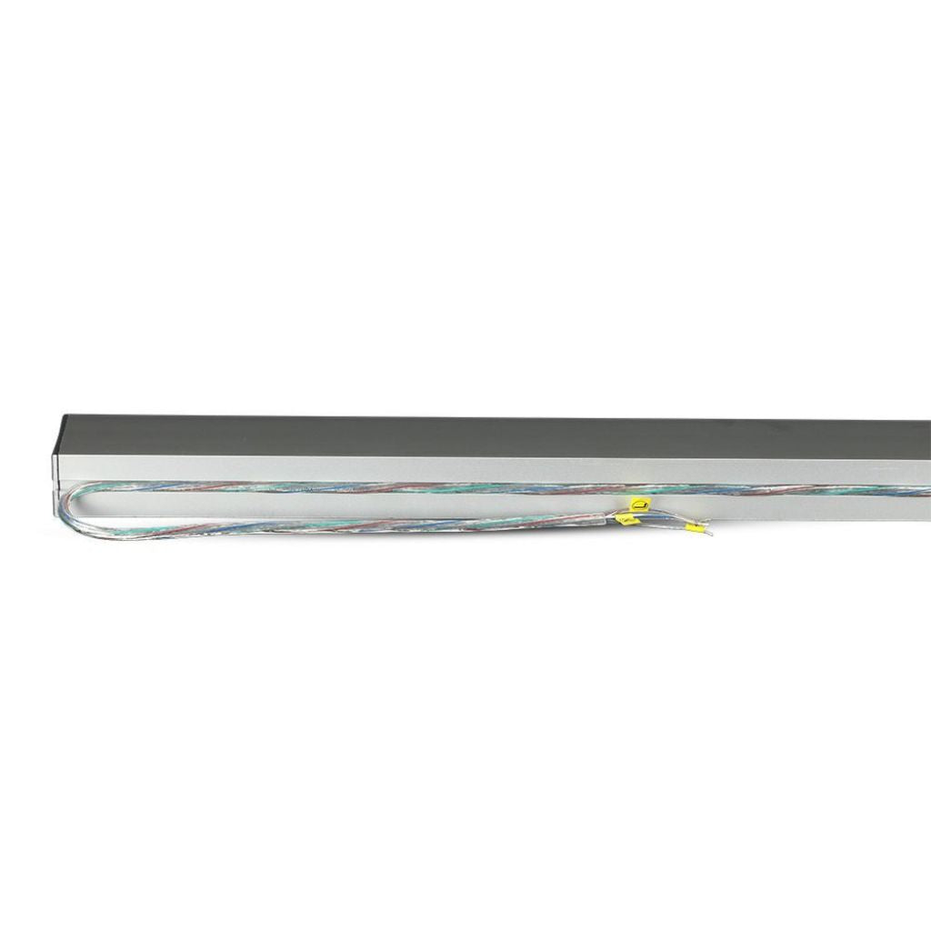 V-TAC PRO Plafoniera LED Chip Samsung a Sospensione 40W Lineare Colore Argento 4000K