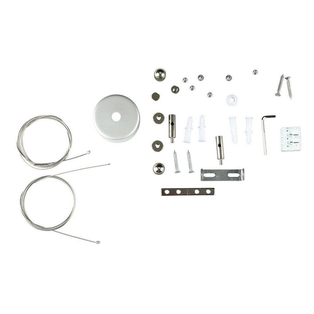 V-TAC PRO Plafoniera LED Chip Samsung a Sospensione 40W Lineare Colore Argento 4000K
