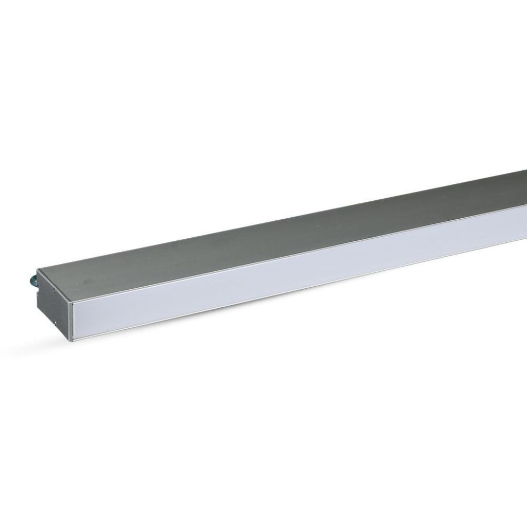 V-TAC PRO Plafoniera LED Chip Samsung a Sospensione 40W Lineare Colore Argento 4000K
