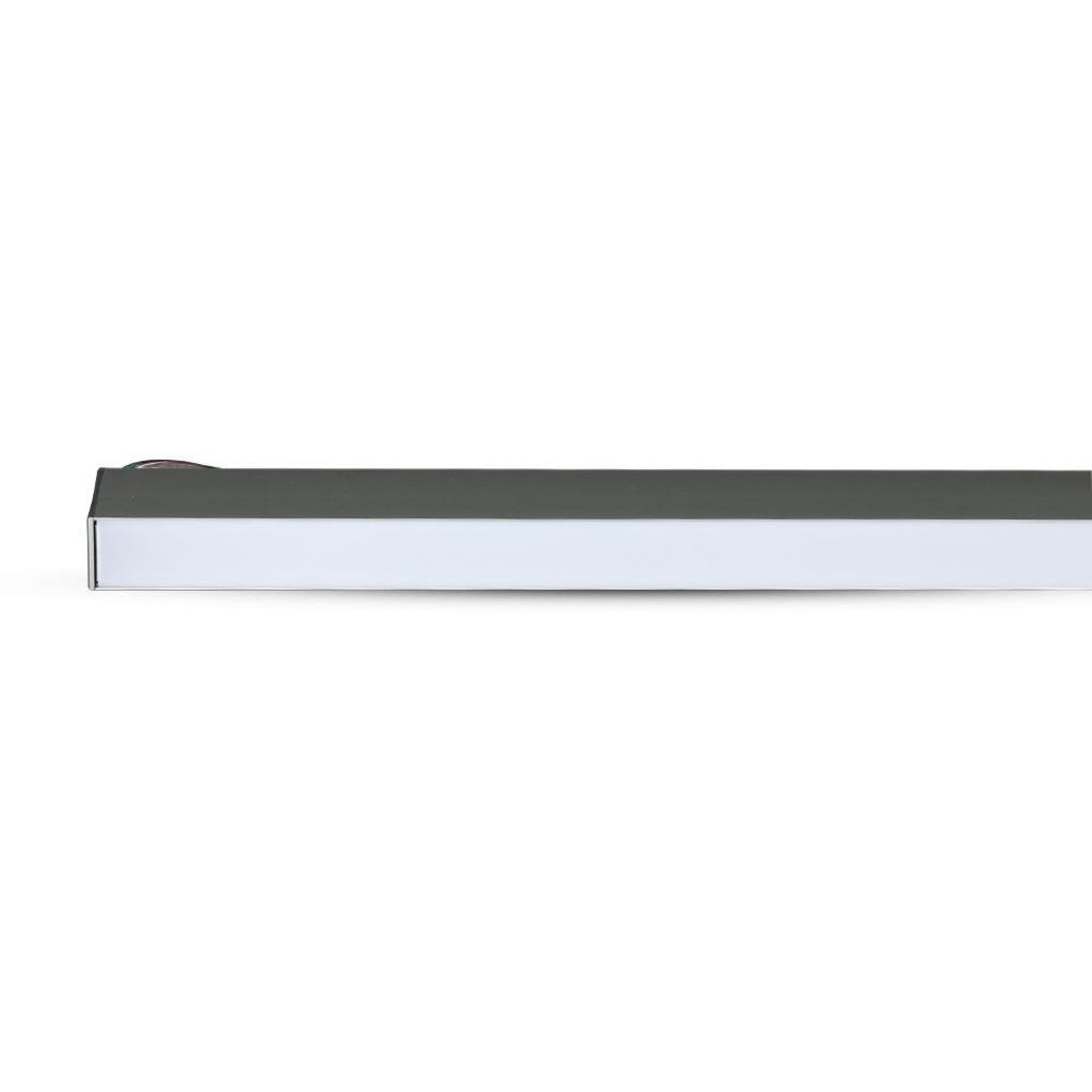 V-TAC PRO Plafoniera LED Chip Samsung a Sospensione 40W Lineare Colore Argento 4000K