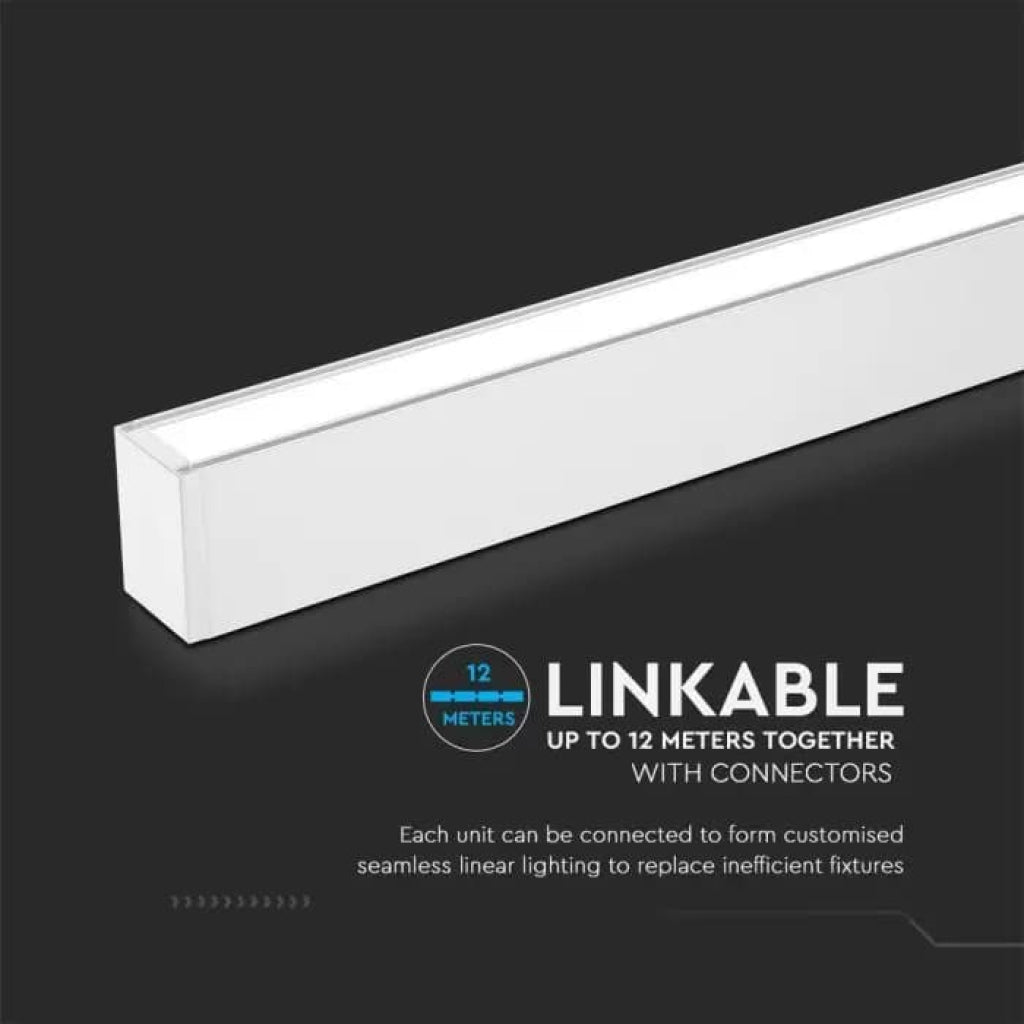 V-TAC PRO Plafoniera LED Chip Samsung 40W Lineare Colore Bianco 4000K