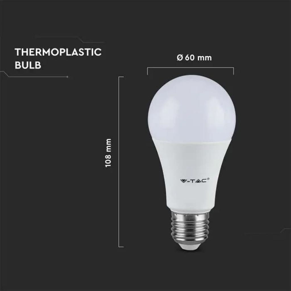 V-TAC Lampadina LED E27 8,5W A60 3000K