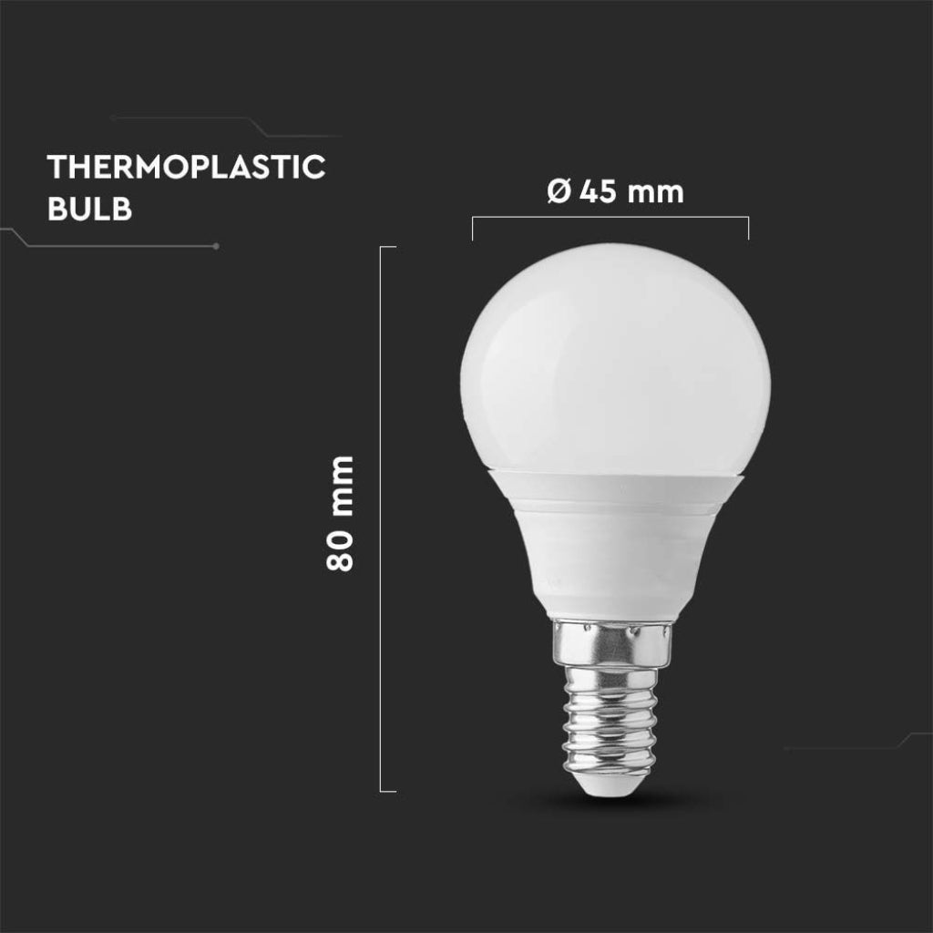 V-TAC PRO Lampadina LED Chip Samsung E14 6.5W P45 6400K