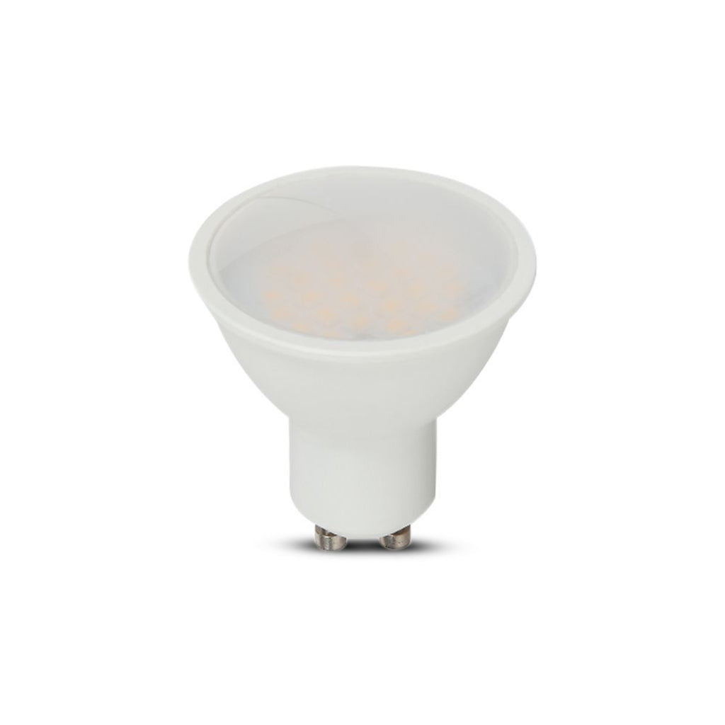 V-TAC PRO Faretto LED Chip Samsung GU10 10W 110° Copertura Satinata 3000K
