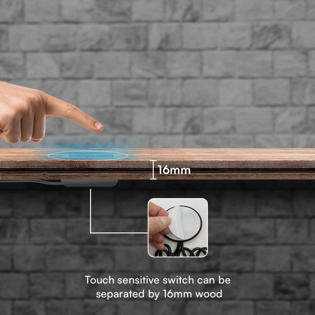 V-TAC Interruttore touch per Strip LED nascosto 12V/24V Colore Nero