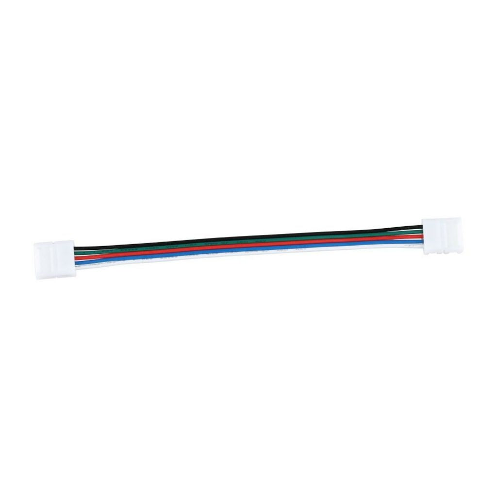 V-TAC Connettore Flessibile per Strip LED SMD 5050 Multicolore RGB+W con 2 Clip a 5 Pin