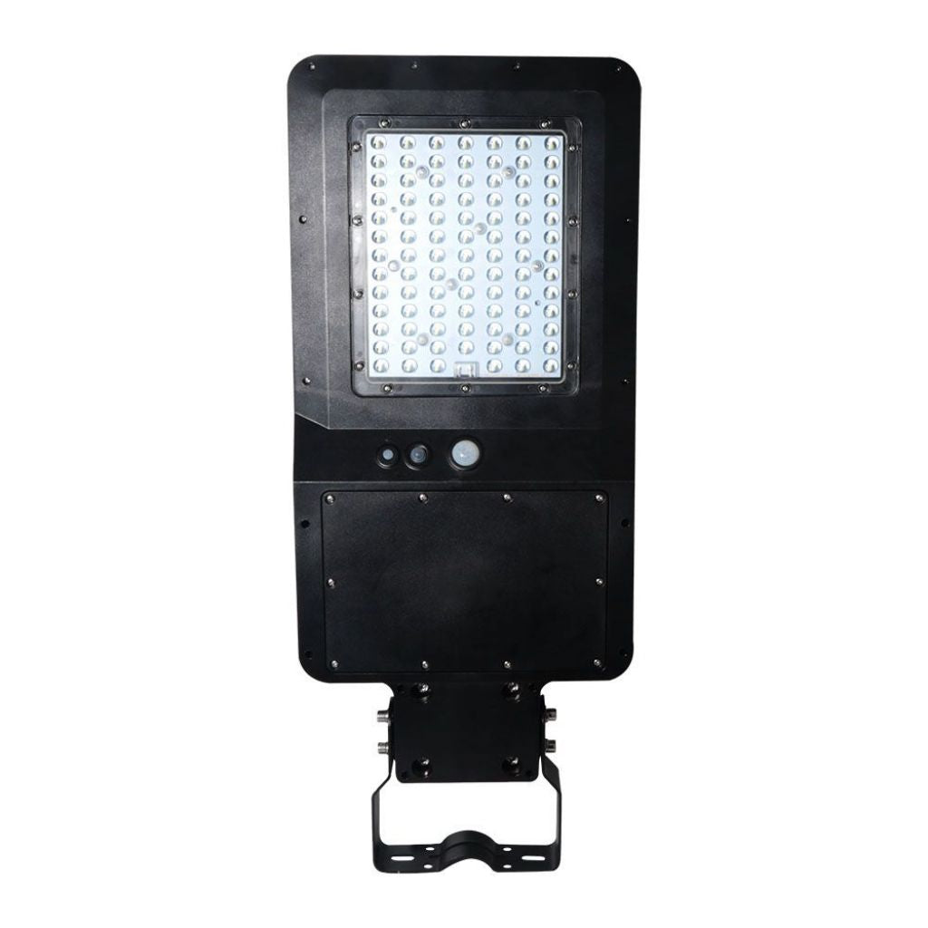 V-TAC Armatura Stradale LED SMD 40W 120LM/W con Pannello Solare, Sensore PIR e Telecomando, Colore Nero 4000K IP65