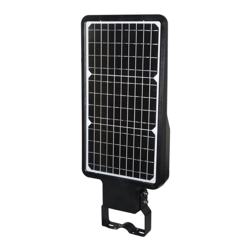 V-TAC Armatura Stradale LED SMD 40W 120LM/W con Pannello Solare, Sensore PIR e Telecomando, Colore Nero 6000K IP65