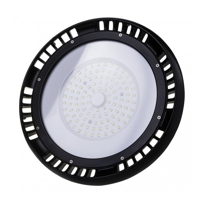 V-TAC PRO Campana Industriale LED Chip Samsung 100W 120LM/W UFO con Driver MeanWell 120° 6400K IP65 Dimmerabile ( 1-10V )