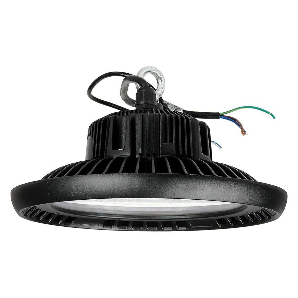 V-TAC PRO Campana Industriale LED Chip Samsung 100W 120LM/W UFO con Driver MeanWell 120° 6400K IP65 Dimmerabile ( 1-10V )