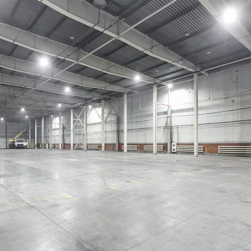 V-TAC PRO Campana Industriale LED Chip Samsung 100W 180LM/W UFO Driver Samsung Colore Nero 120° 6400K IP65 Dimmerabile ( 1-10V )