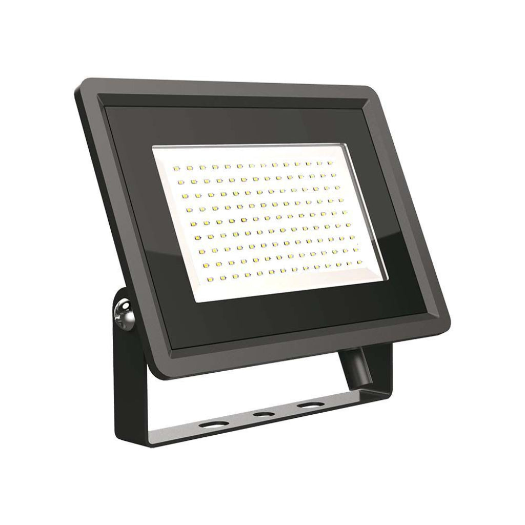 V-TAC Faro LED SMD 100W F-Series con Driver IC Integrato Colore Nero 6400K IP65