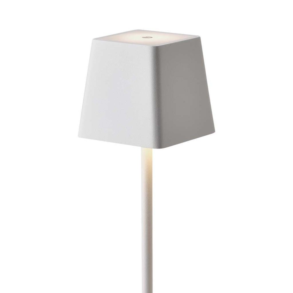 V-TAC Lampada LED da Tavolo 2W Colore Bianco in Alluminio ricaricabile con USB C Touch Dimmerabile 3000K IP54