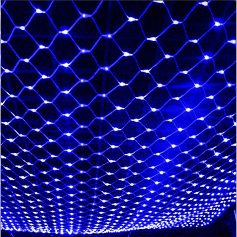 4m x 6m 2m x 3m 2 mx2m ghirlande di natale LED String Christmas Net Lights Fairy Xmas Party Garden decorazione di nozze tenda luce