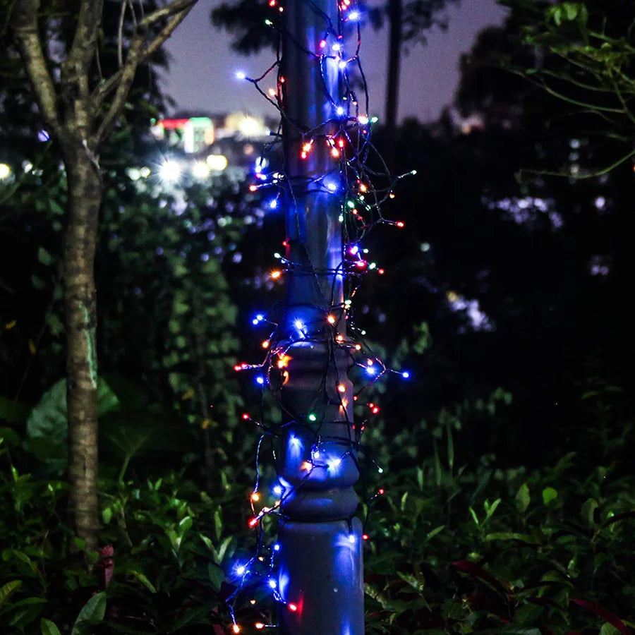 Stringa luminosa impermeabile 8 modalità, 10Mt 20Mt 30Mt 50Mt Fairy Garden Light Outdoor Indoor String Light ghirlanda per decorazioni natalizie e per feste