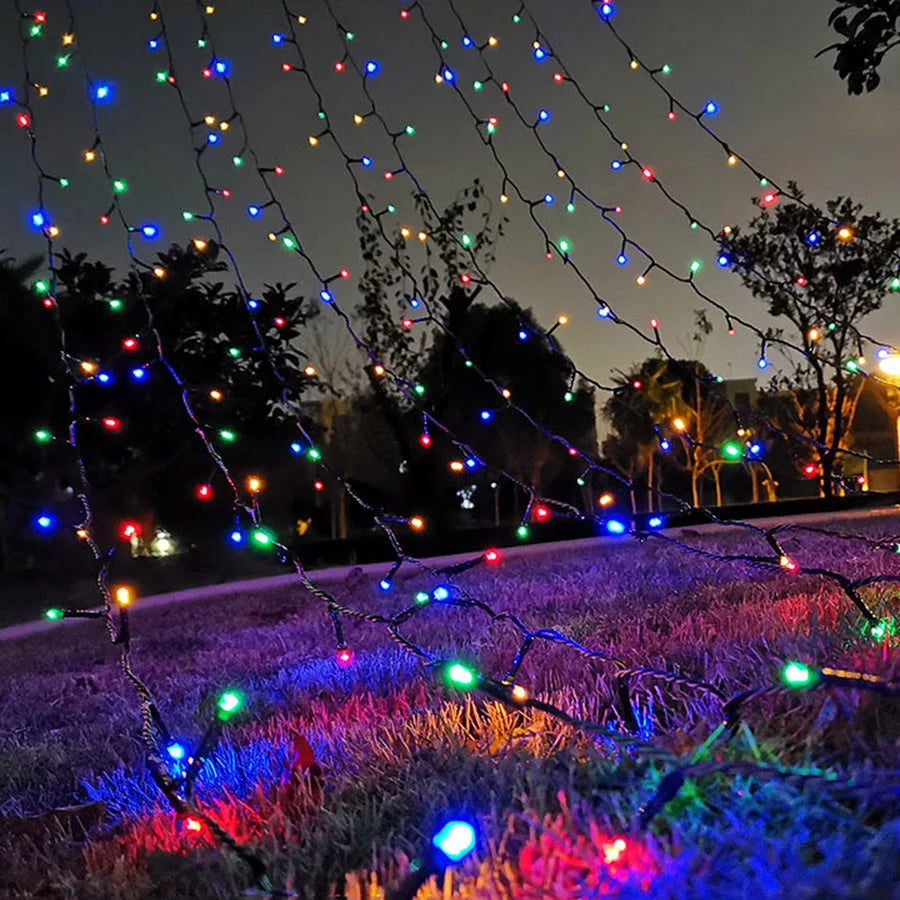 Stringa luminosa impermeabile 8 modalità, 10Mt 20Mt 30Mt 50Mt Fairy Garden Light Outdoor Indoor String Light ghirlanda per decorazioni natalizie e per feste
