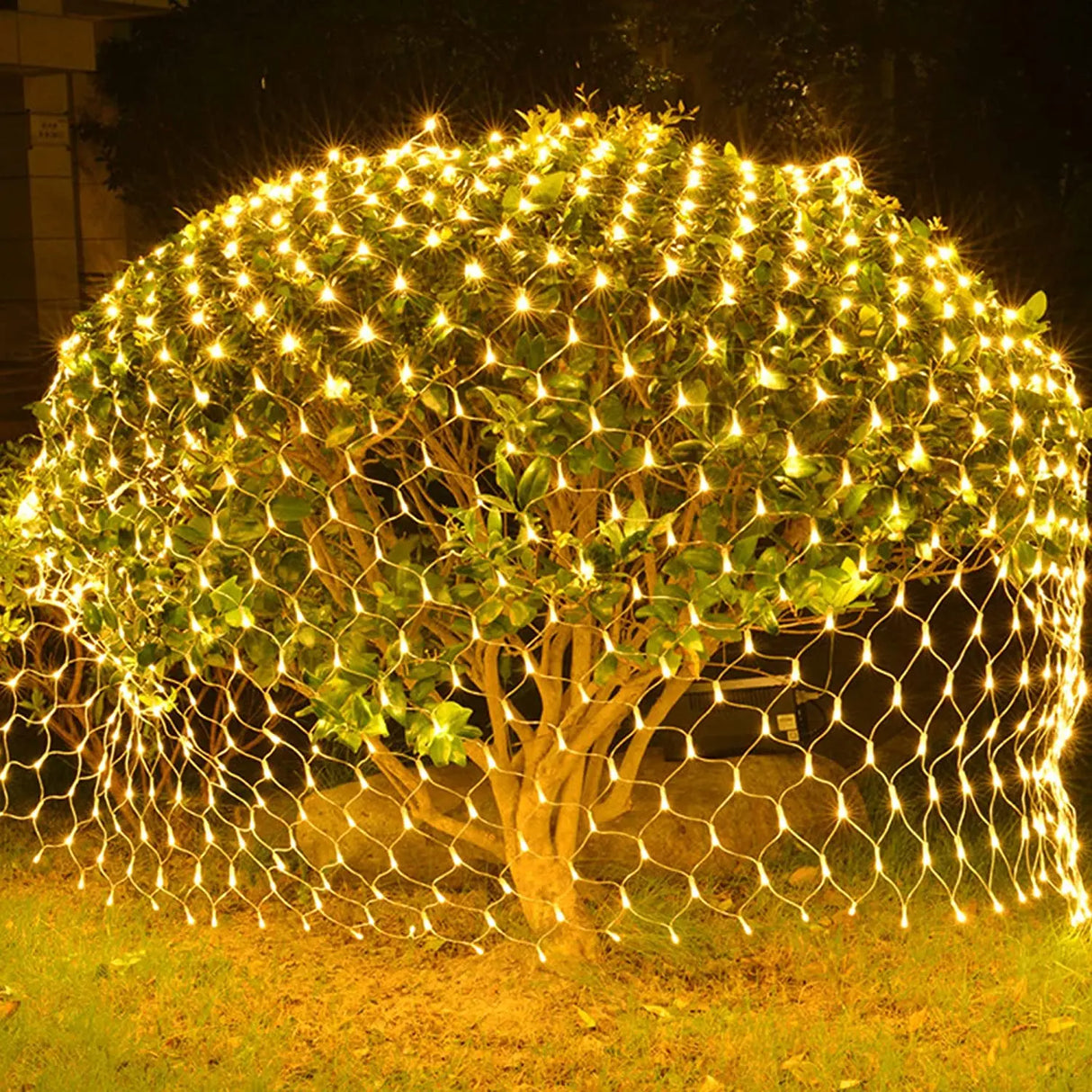 3x2m LED Solar String Net Mesh Light 8 modalità lampada da esterno impermeabile a ghirlanda per la festa di natale Patio Backyard Garden Decor
