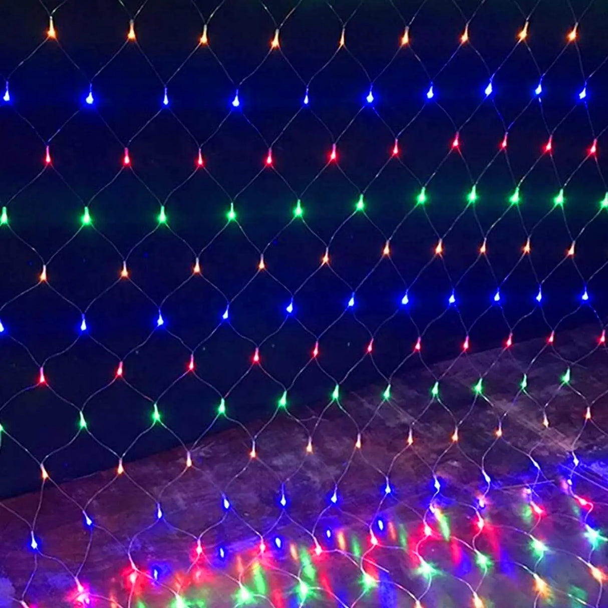 3x2m LED Solar String Net Mesh Light 8 modalità lampada da esterno impermeabile a ghirlanda per la festa di natale Patio Backyard Garden Decor