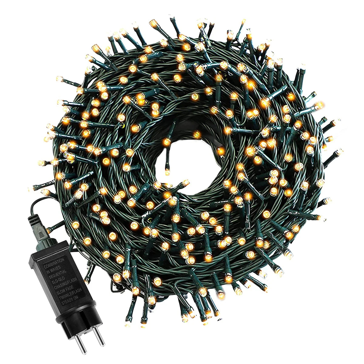 110V 220V stringa decorativa 50M 100M Led Fairy Lights Holiday Outdoor Lamp Garland per la decorazione della festa nuziale dell'albero di natale