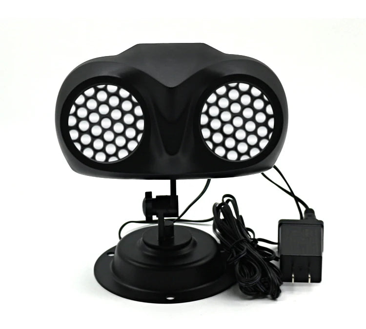 Doppio tubo LED fiocco di neve proiettore luci proiezione di natale lampada da esterno impermeabile faretto da neve per luci natalizie