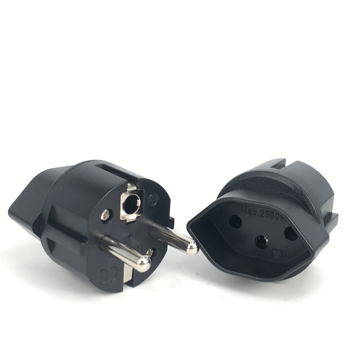 Adattatore per spina da viaggio francia europea, adattatore per spina da svizzera a europea presa per adattatore da viaggio 10A 250V