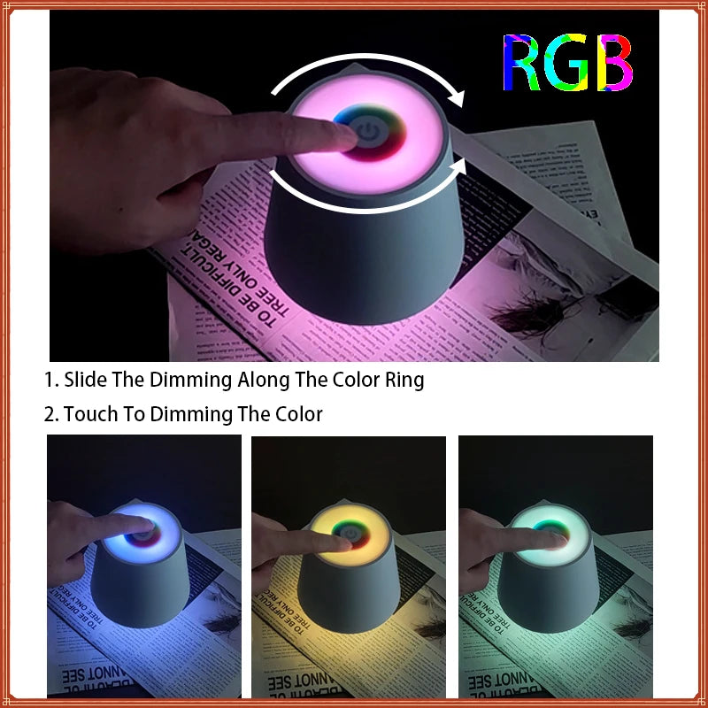 Lampada da tavolo Wireless LED lampada creativa per bottiglia di vino lampada decorativa per atmosfera di ricarica portatile staccabile