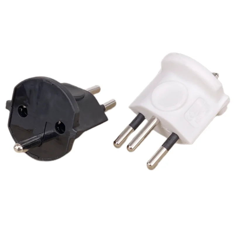 Spina plug adattatore a 3 pin, 10A 250V, da UE a Svizzera