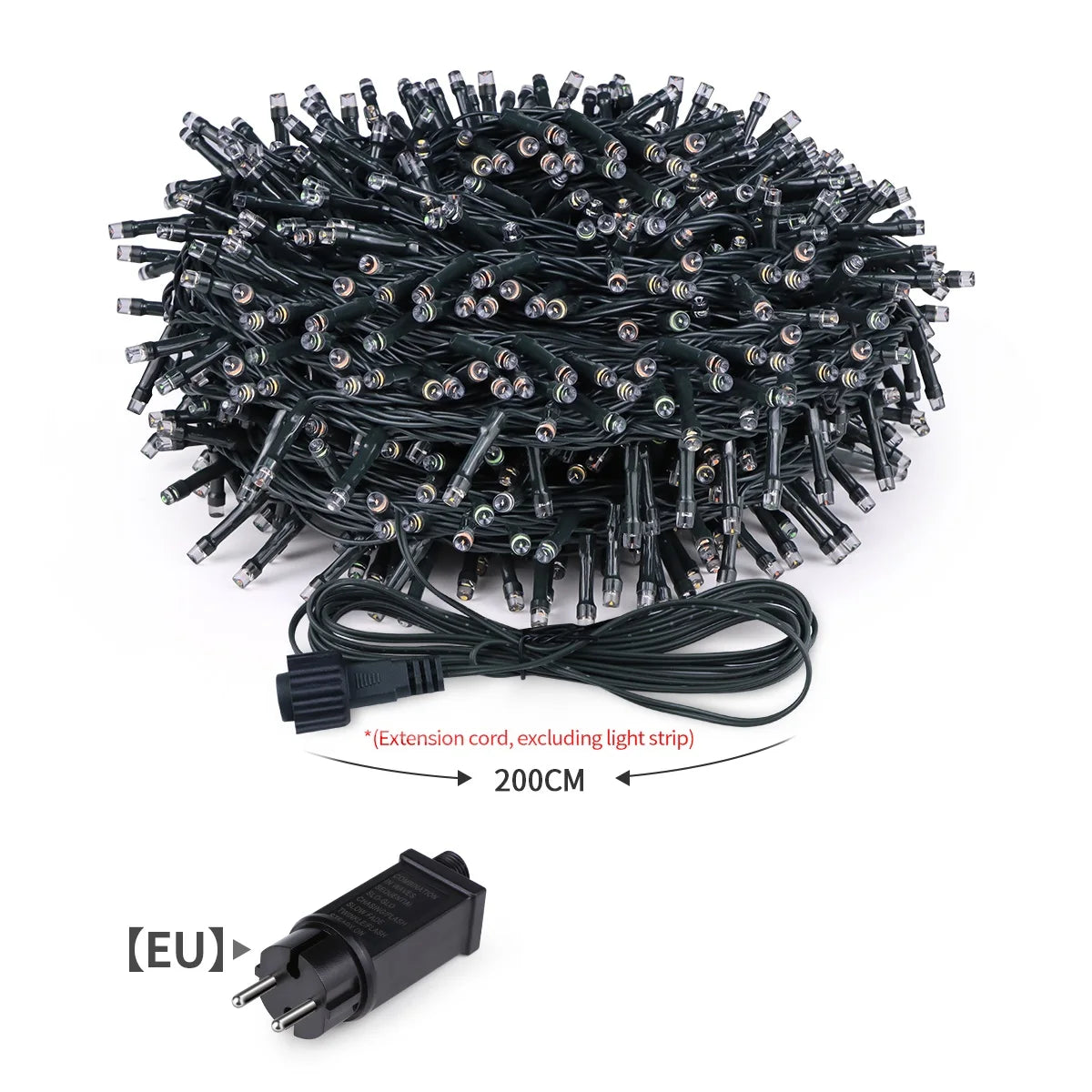 Holiday 24V LED Christmas Lights Fairy Garland String Light 50M 100M impermeabile per giardino all'aperto Home capodanno Party Decor