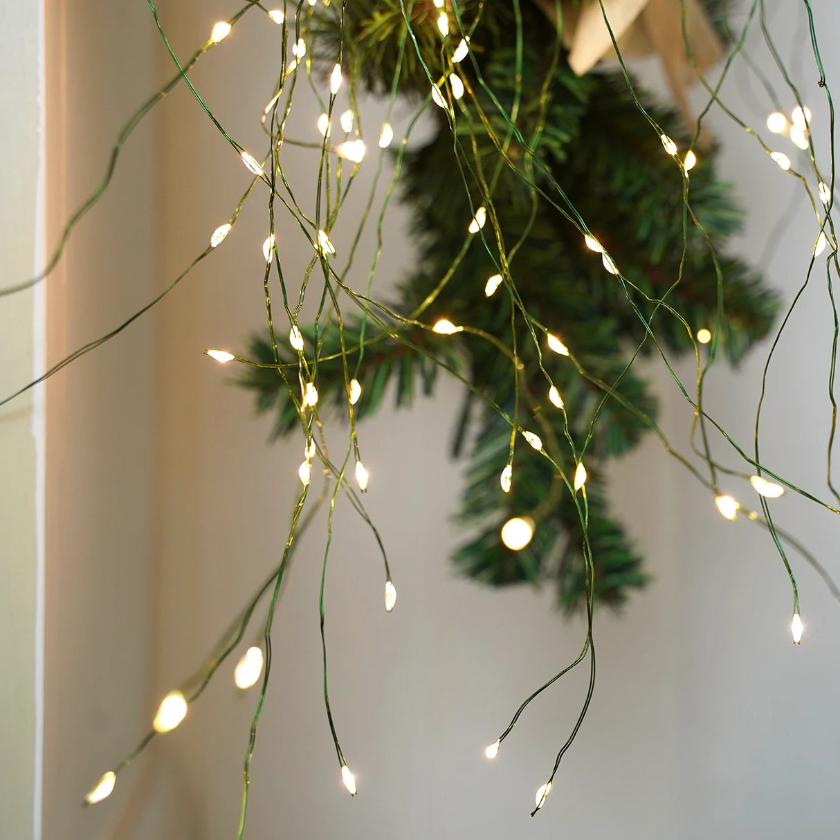 12V 600LED Christmas Fairy Lights String Tree Branch Garland Lighting ornamenti per le vacanze decorazioni per la stanza delle feste per la casa 2022