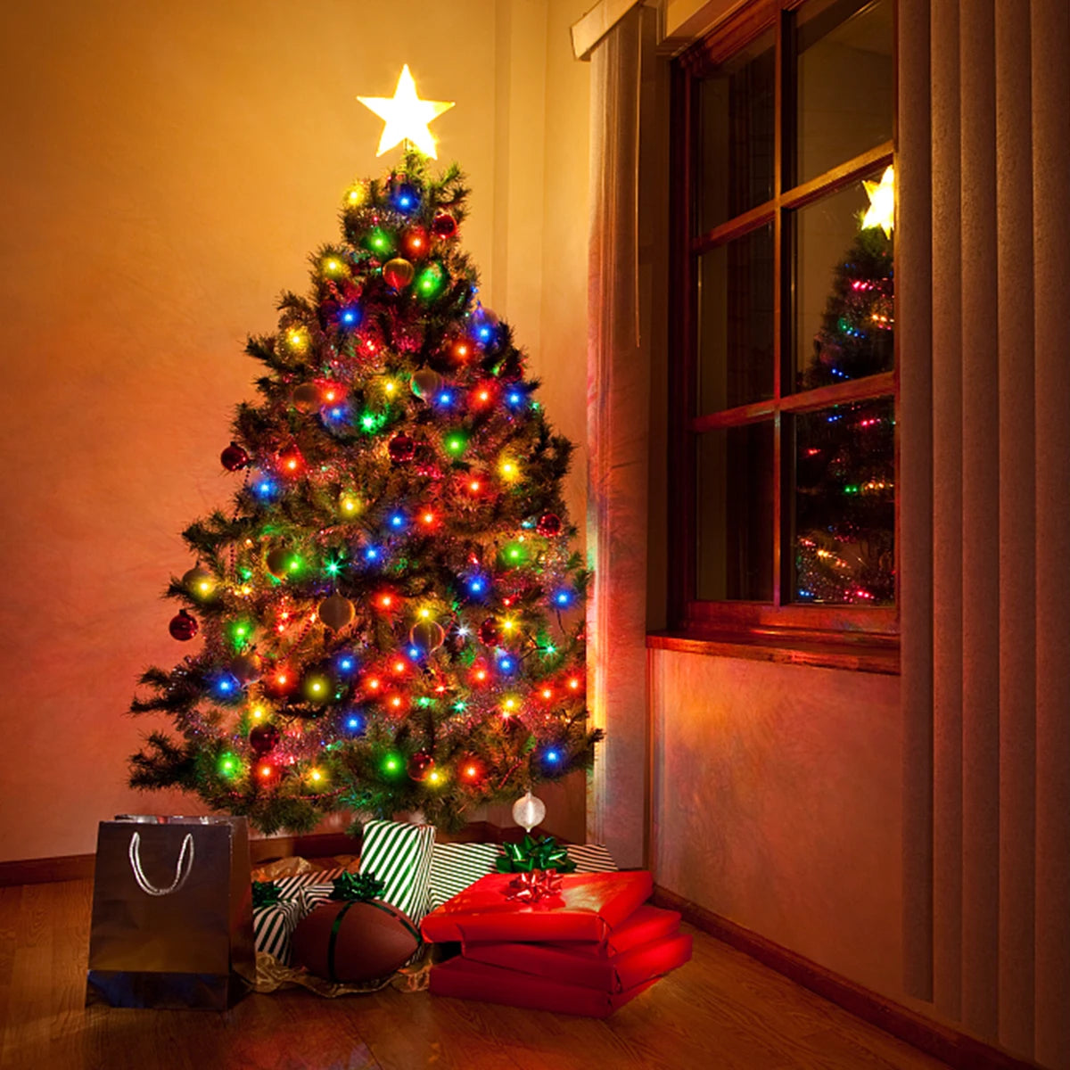 30M 20M 50M 10M 100M LED String Light 24V RGB bianco caldo impermeabile ghirlanda esterna decorazione natalizia giardino luci natalizie