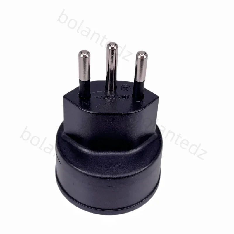 Spina adattatore da viaggio spina a 3 pin, alimentazione 10A 250V da UE a Svizzera