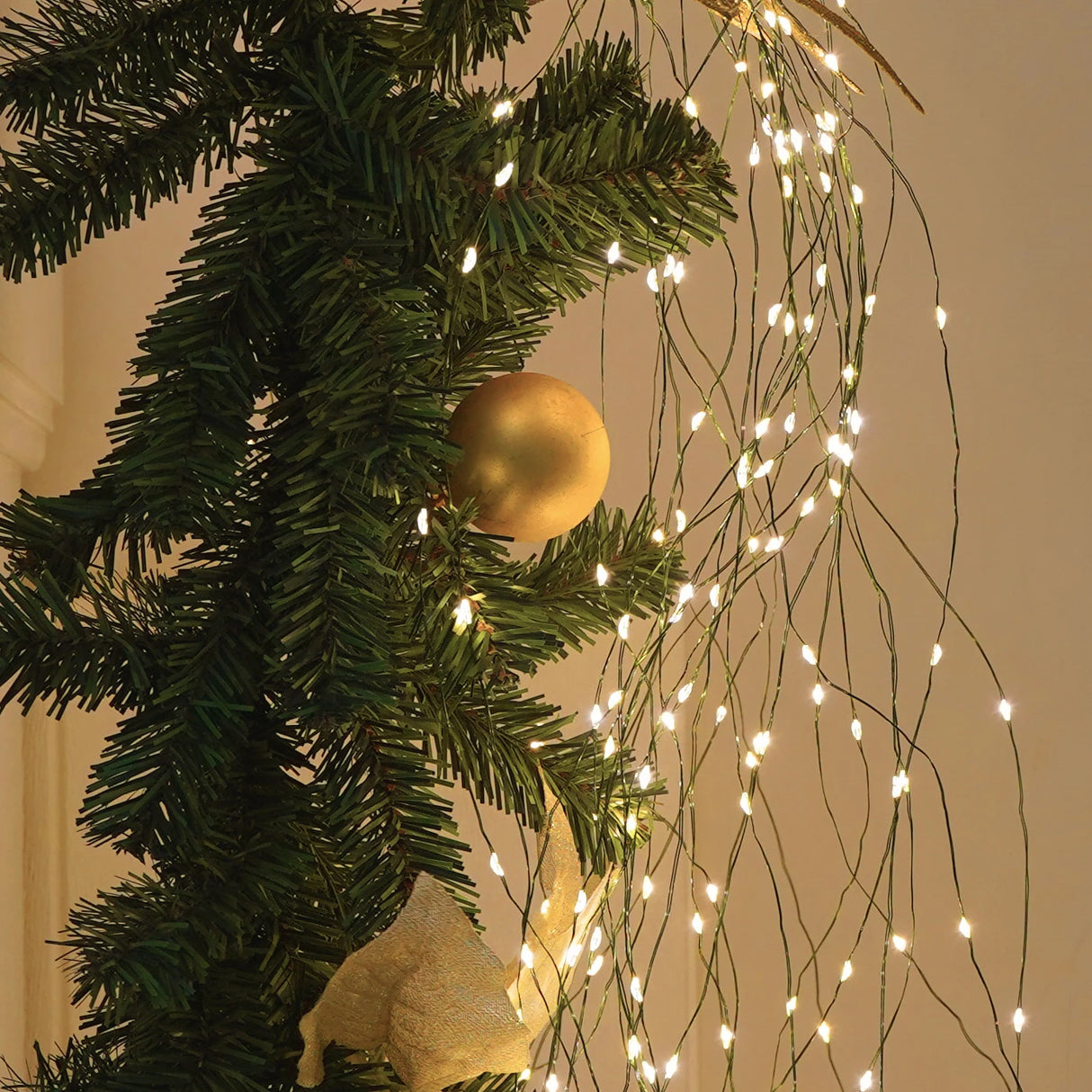 12V 600LED Christmas Fairy Lights String Tree Branch Garland Lighting ornamenti per le vacanze decorazioni per la stanza delle feste per la casa 2022