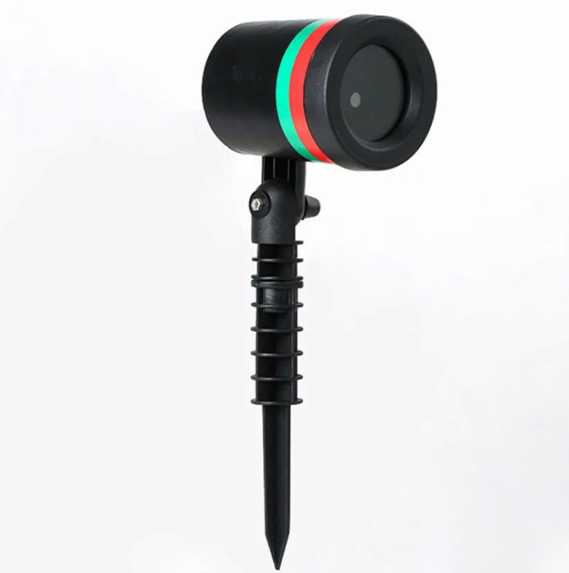 Luce per proiettore laser stella cielo di Natale Luce per effetti scenici per interni ed esterni Festa di Natale Proiezione da giardino Luci di Capodanno