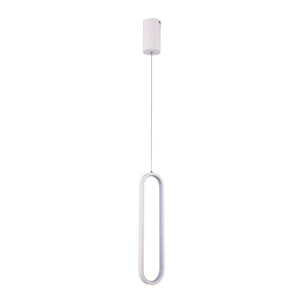 V-TAC Lampadario LED a Sospensione 13W dal Design Moderno 100x70x1530mm Colore Bianco 3000K