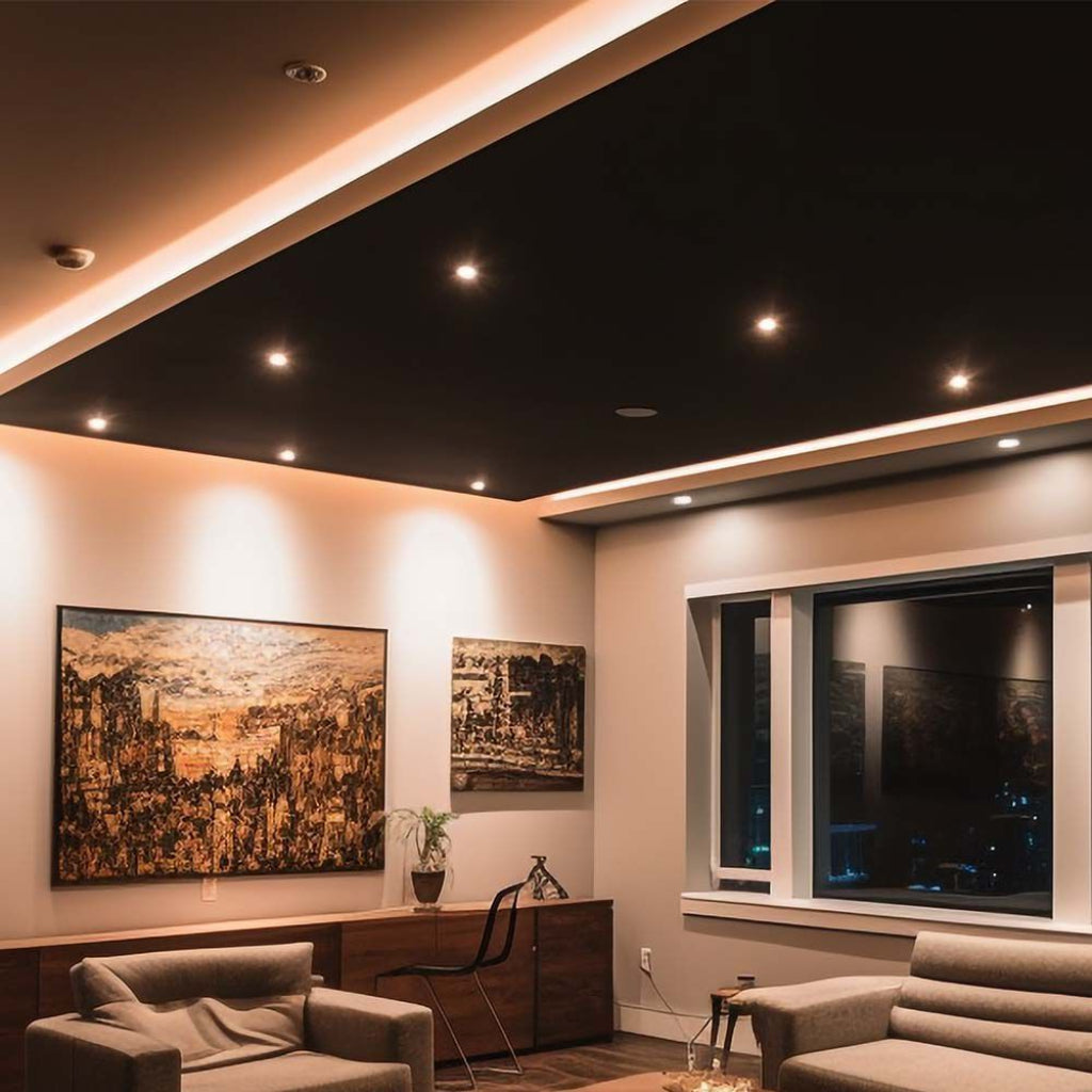 V-TAC Faretto LED da Incasso Rotondo LED 18W in Alluminio Colore Nero 4000K