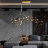 V-TAC Lampadario LED a Sospensione 28W in Metallo dal Design Moderno Verniciato Oro 3000K